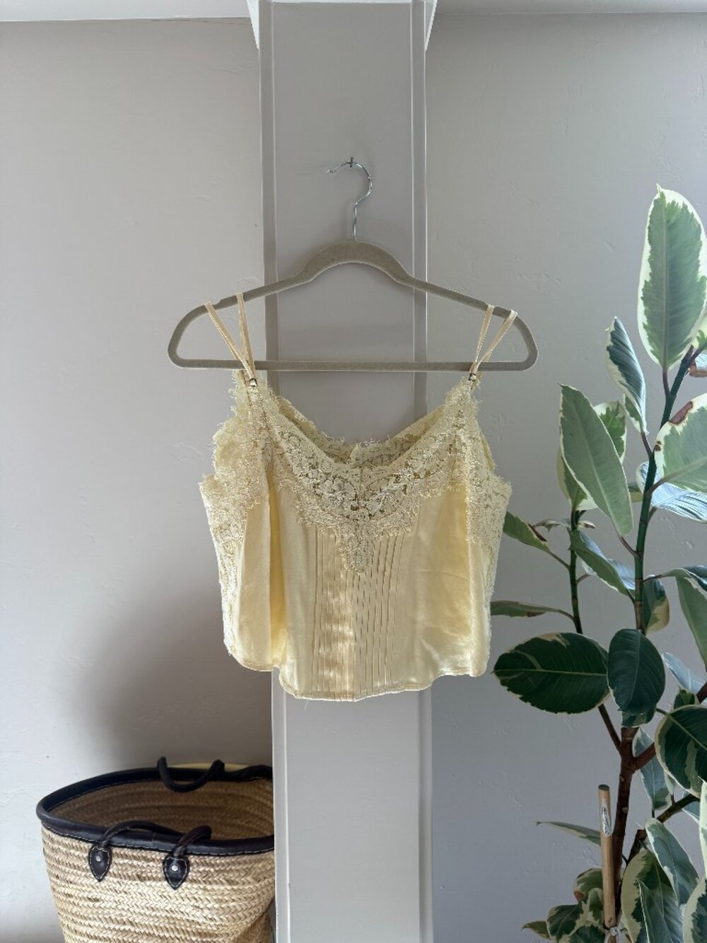 Flannel Lenny Satin Lace Cami